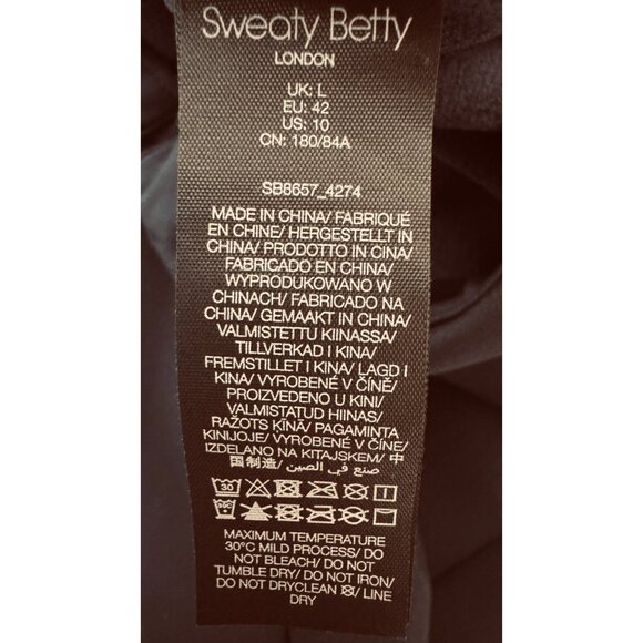 Sweaty Betty Womens Large Navy Blue Off Piste Stirrup Ski Pants Polyester - Picture 9 of 13